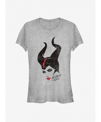 Disney Maleficent: Mistress Of Evil Red Lipstick Girls T-Shirt $11.95 T-Shirts