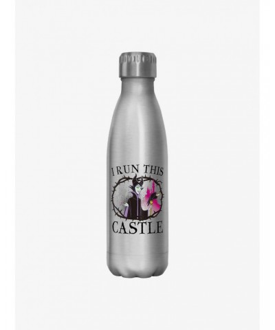 Disney Villains Maleficent I Run This Castle Water Bottle $8.47 Water Bottles