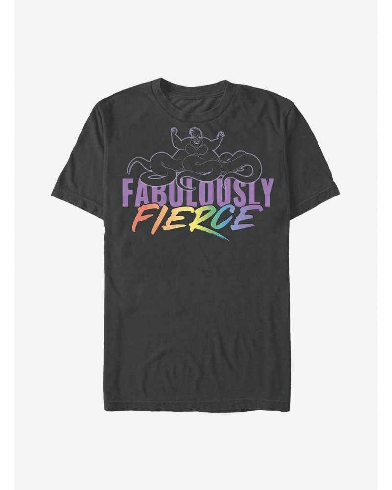 Disney The Little Mermaid Ursula Fabulously Fierce Rainbow T-Shirt $10.99 T-Shirts
