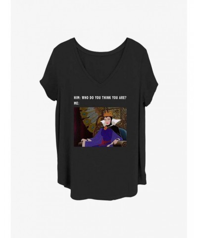 Disney Villains Evil Queen Meme Girls T-Shirt Plus Size $14.45 T-Shirts