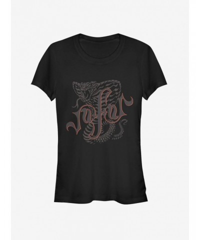 Disney Aladdin 2019 Neon Jafar Girls T-Shirt $8.96 T-Shirts