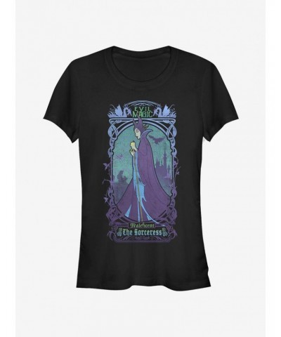 Disney Sleeping Beauty Maleficent The Sorceress Girls T-Shirt $9.71 T-Shirts