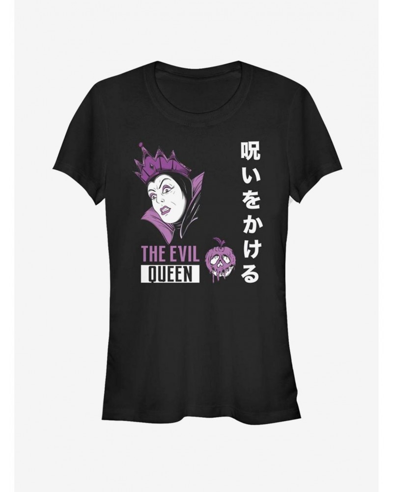 Disney Snow White Evil Queen Japanese Text Girls T-Shirt $11.45 T-Shirts