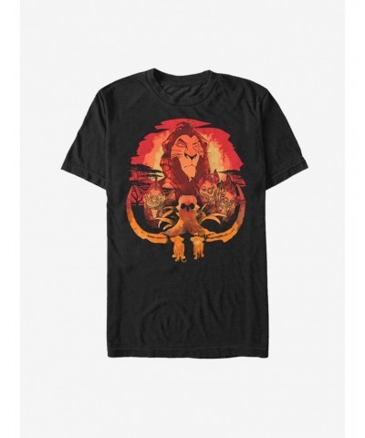 Disney The Lion King Scar Elephant Graveyard T-Shirt $10.28 T-Shirts