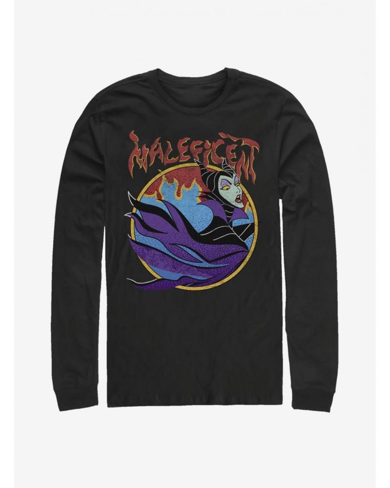 Disney Villains Maleficent Flame Born Long-Sleeve T-Shirt $15.79 T-Shirts