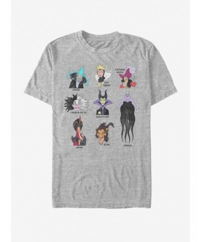 Disney Villains List T-Shirt $8.13 T-Shirts