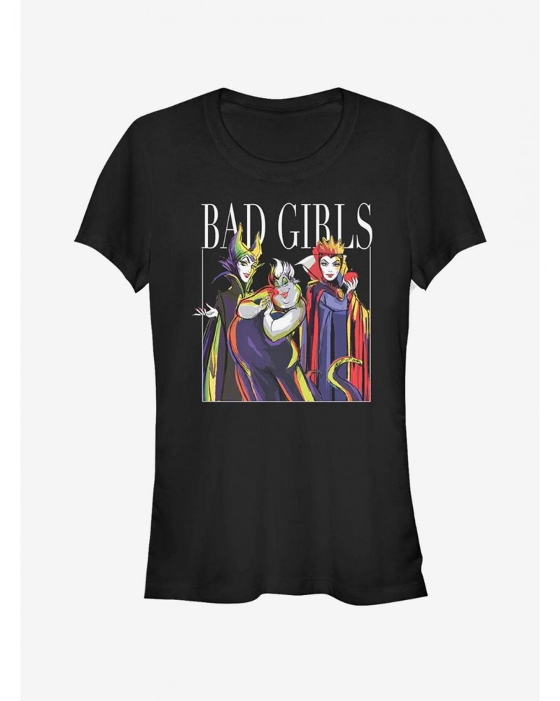 Disney Villains Bad Girls Pose Girls T-Shirt $7.47 T-Shirts