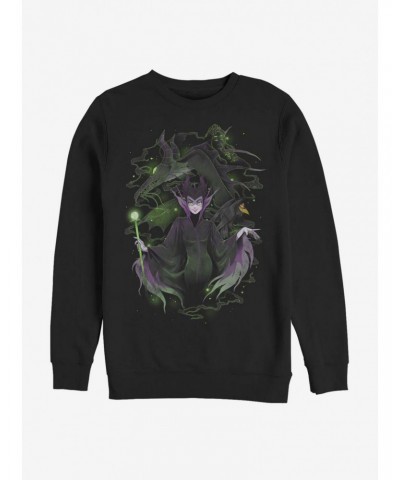 Disney Villains Maleficent Maleficent Manga Sweatshirt $15.50 Sweatshirts