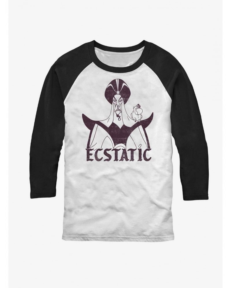 Disney Villains Ecstatic Jafar Raglan T-Shirt $12.43 T-Shirts