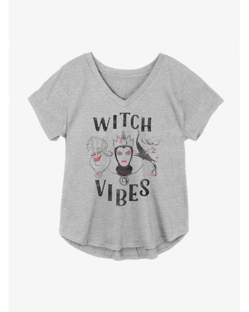 Disney Villains Witch Vibes Girls Plus Size T-Shirt $10.69 T-Shirts