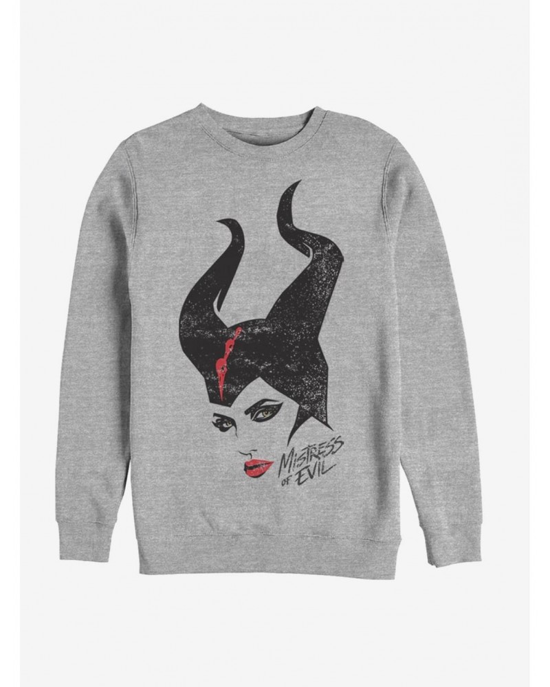 Disney Maleficent: Mistress Of Evil Red Lipstick Sweatshirt $12.92 Sweatshirts