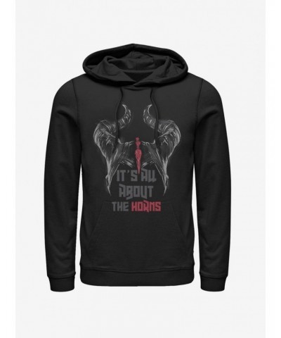 Disney Maleficent: Mistress Of Evil It's All About The Horns Hoodie $16.16 Hoodies