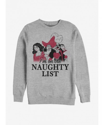 Disney Villains Naughty List Sweatshirt $12.55 Sweatshirts