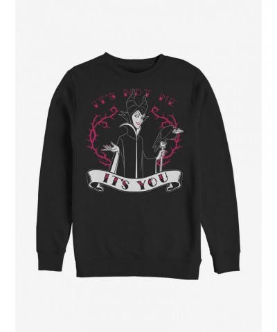 Disney Villains Maleficent It's You Crew Sweatshirt $14.39 Sweatshirts