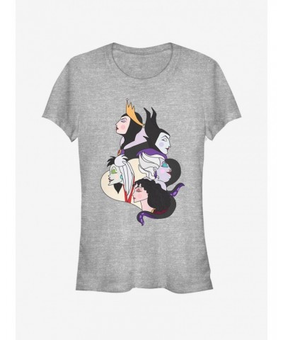 Disney Villains Wicked Profile Girls T-Shirt $7.97 T-Shirts