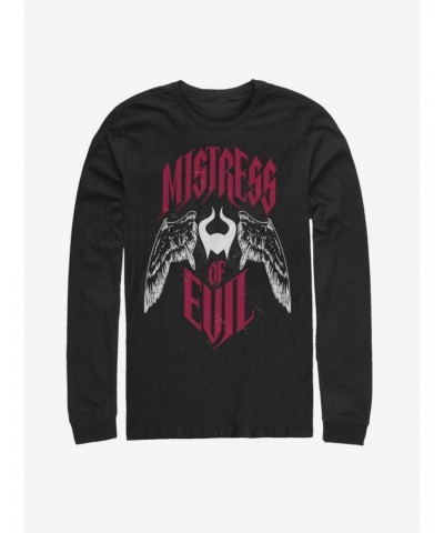 Disney Maleficent: Mistress of Evil With Wings Long-Sleeve T-Shirt $15.46 T-Shirts