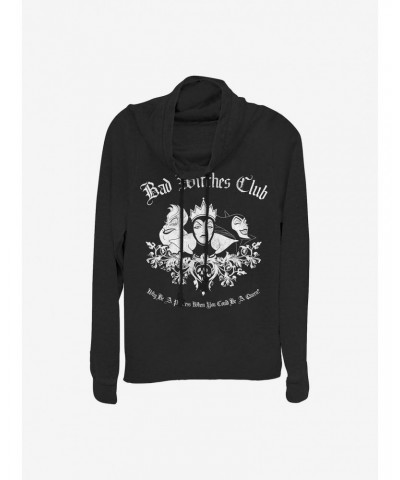 Disney Villains Bad Witch Club Cowlneck Long-Sleeve Girls Top $19.76 Tops