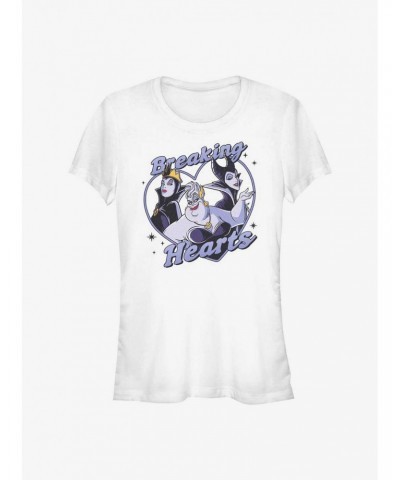 Disney Villains Breaking Hearts Girls T-Shirt $11.95 T-Shirts