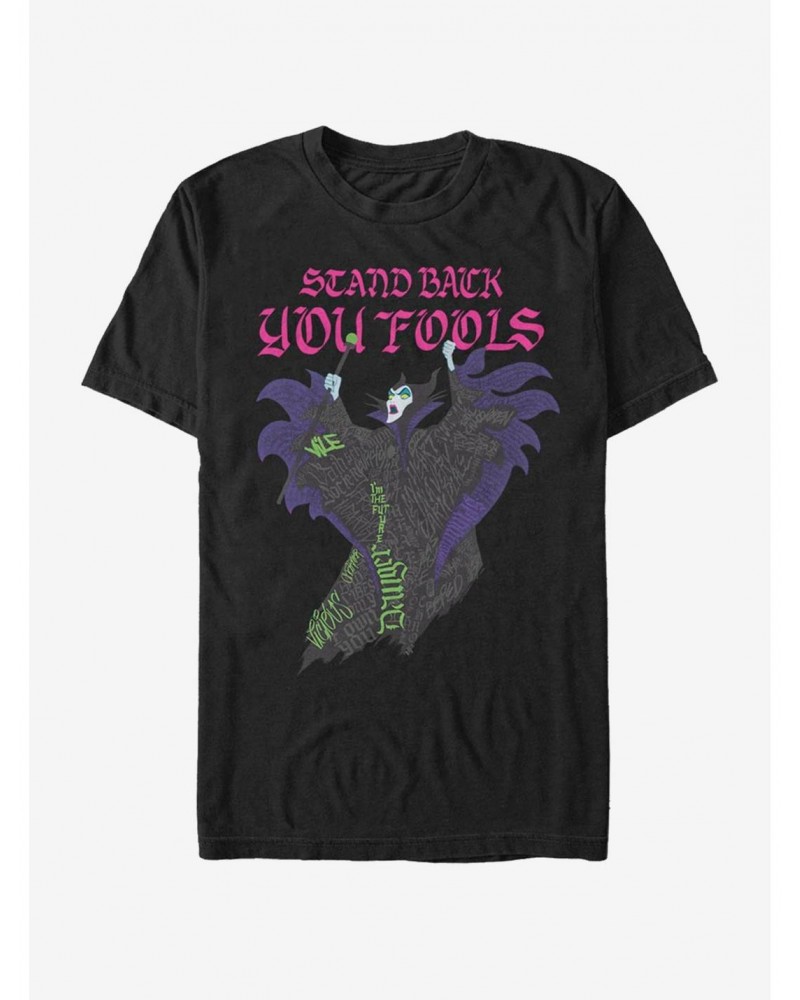 Disney Sleeping Beauty Maleficent Word Fill T-Shirt $9.80 T-Shirts