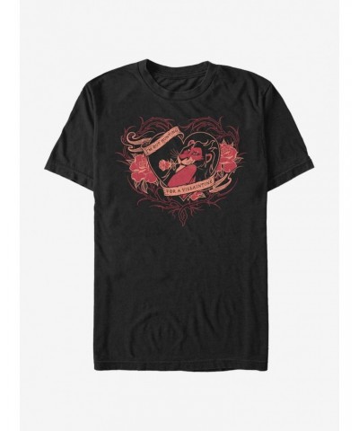 Disney Villains Hunting For Valentines T-Shirt $11.95 T-Shirts