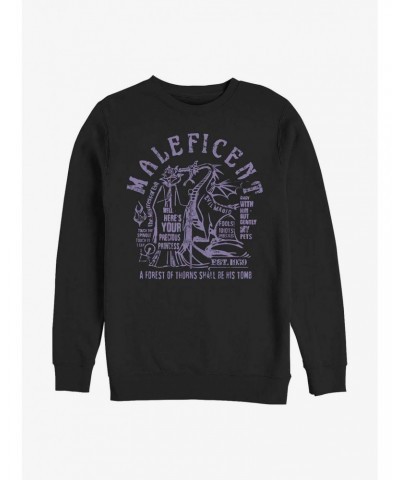 Disney Maleficent Maleficent Verbiage Sweatshirt $16.61 Sweatshirts
