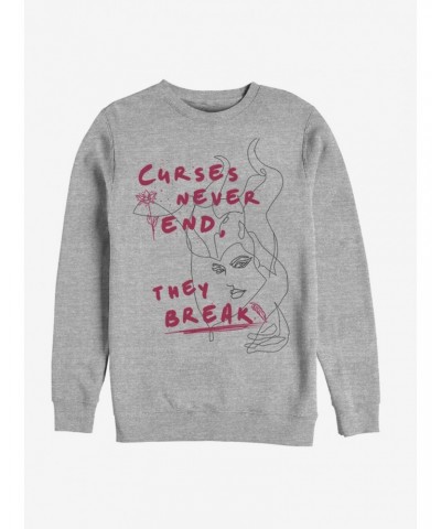 Disney Maleficent: Mistress Of Evil Curses Never End They Break Sweatshirt $16.24 Sweatshirts