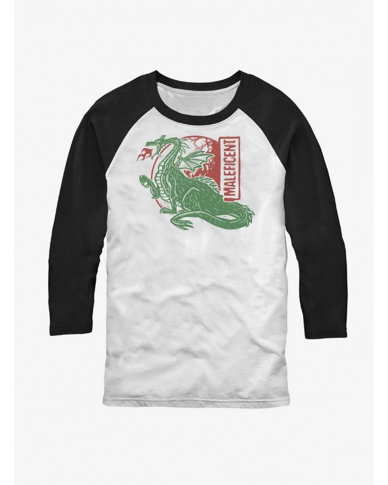 Disney Villains Maleficent Dragon Raglan T-Shirt $11.27 T-Shirts