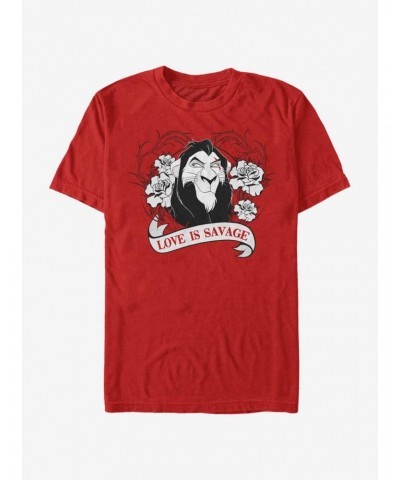 Disney Villains Love Is Savage T-Shirt $10.99 T-Shirts
