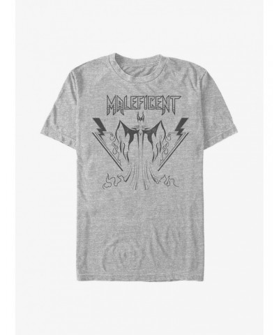 Disney Maleficent Mal Solid Outline Rock T-Shirt $10.28 T-Shirts