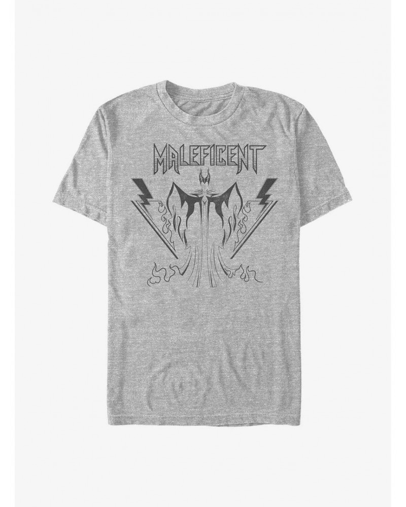 Disney Maleficent Mal Solid Outline Rock T-Shirt $10.28 T-Shirts