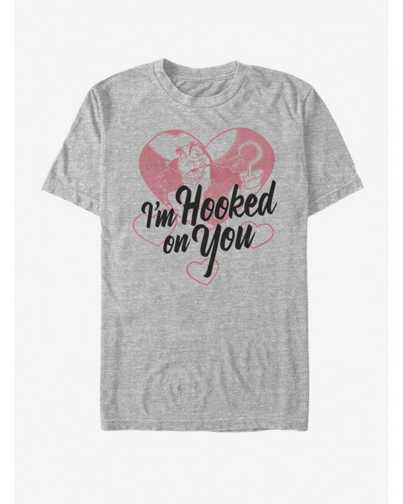 Disney Captain Hook Hooked On You T-Shirt $10.76 T-Shirts