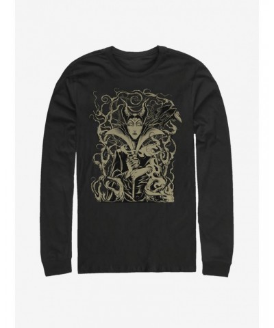 Disney Villains Maleficent Curse Of Maleficent Long-Sleeve T-Shirt $13.49 T-Shirts