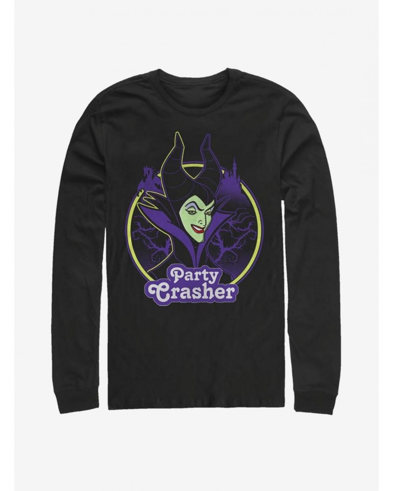 Disney Villains Maleficent Party Crasher Long-Sleeve T-Shirt $12.83 T-Shirts