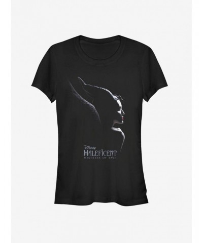Disney Maleficent: Mistress Of Evil Smirk Girls T-Shirt $10.46 T-Shirts