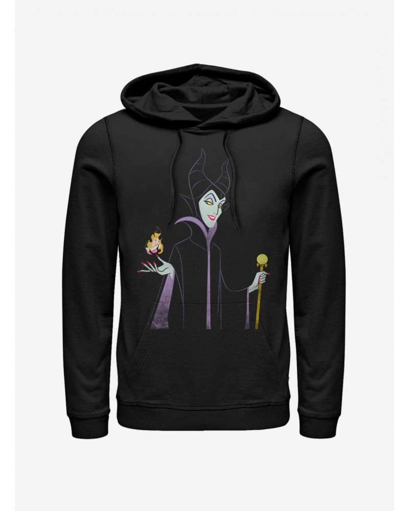 Disney Villains Maleficent Minimal Maleficent Hoodie $18.41 Hoodies