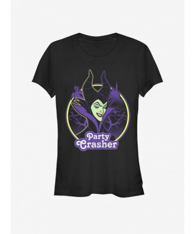 Disney Villains Maleficent Party Crasher Girls T-Shirt $8.47 T-Shirts