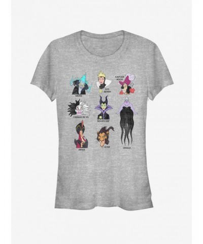 Disney Villains List Girls T-Shirt $9.96 T-Shirts