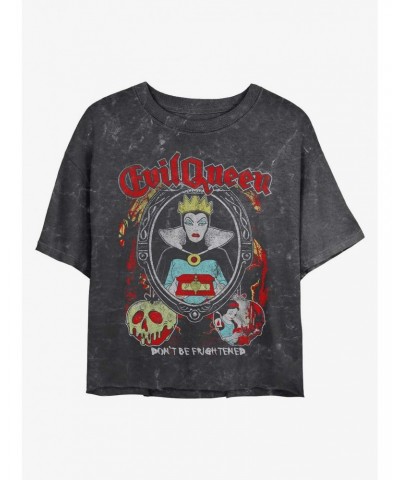 Disney Snow White and the Seven Dwarfs Evil Queen Mineral Wash Crop Girls T-Shirt $10.40 T-Shirts