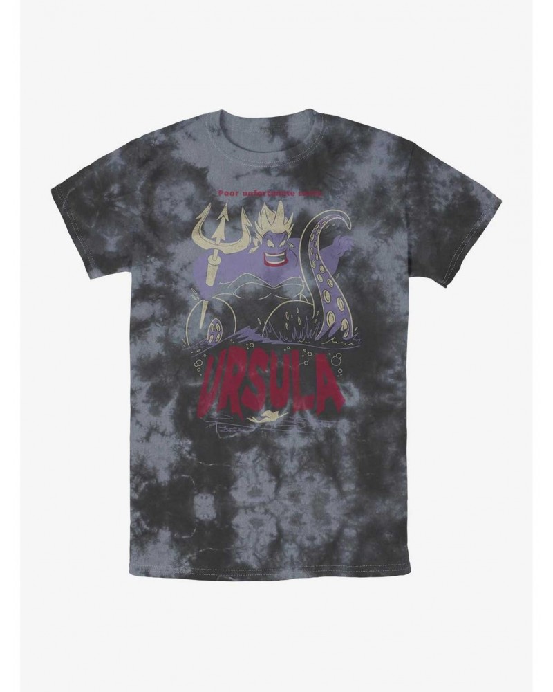 Disney The Little Mermaid Ursula The Sea Witch Tie-Dye T-Shirt $12.17 T-Shirts