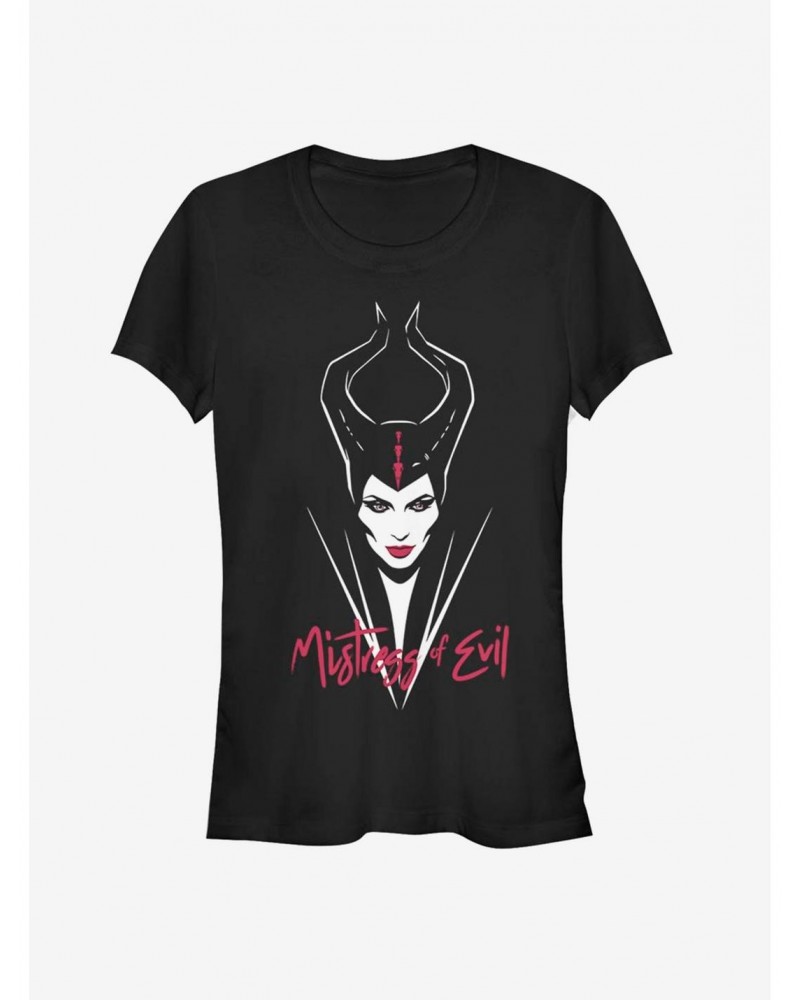 Disney Maleficent: Mistress Of Evil Red Lips Girls T-Shirt $7.47 T-Shirts