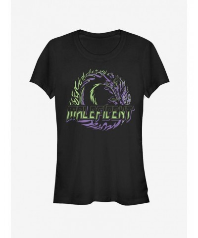 Disney Sleeping Beauty Rave Maleficent Girls T-Shirt $9.96 T-Shirts