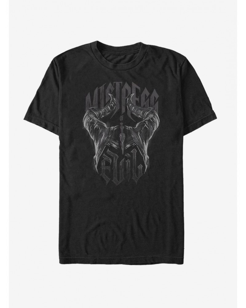 Disney Maleficent: Mistress Of Evil Metal Horns T-Shirt $8.37 T-Shirts