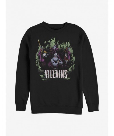 Disney Villains Children Of Mayhem Crew Sweatshirt $18.08 Sweatshirts