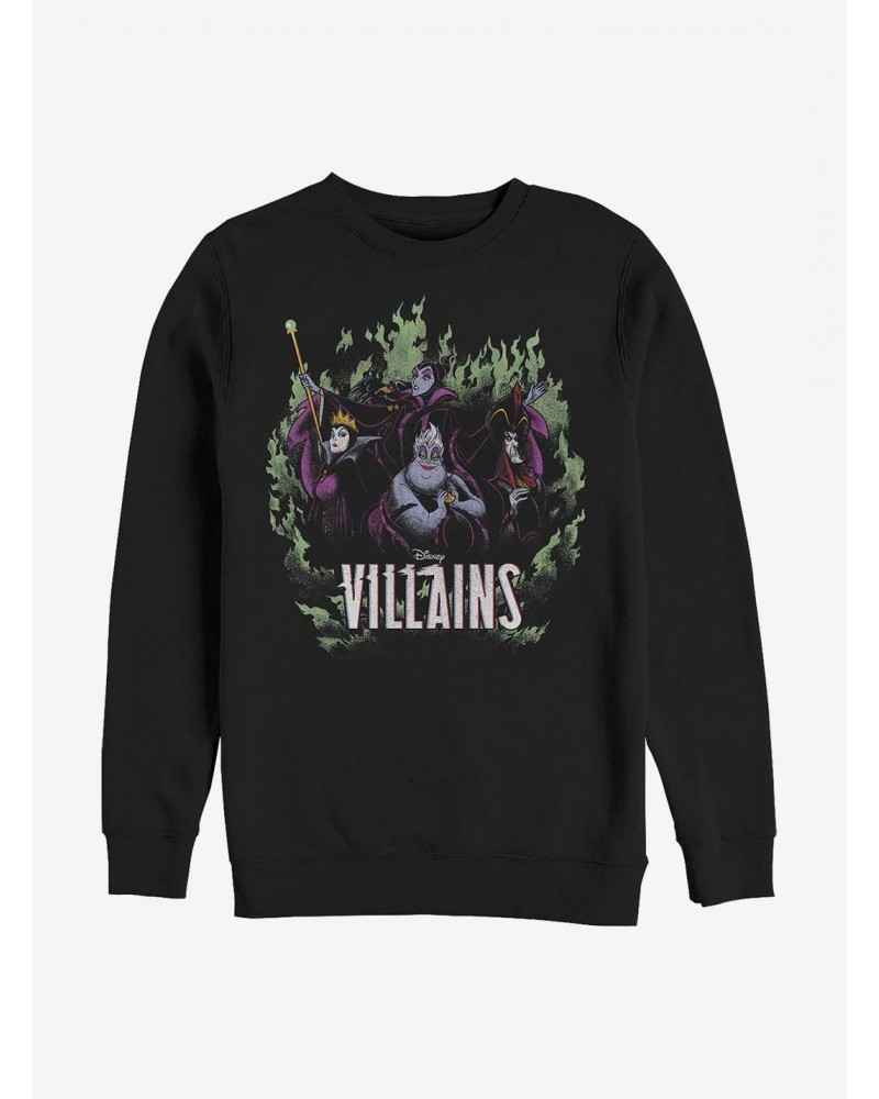 Disney Villains Children Of Mayhem Crew Sweatshirt $18.08 Sweatshirts