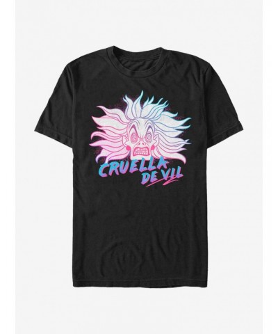Disney Villains Crazy Cruella T-Shirt $9.08 T-Shirts