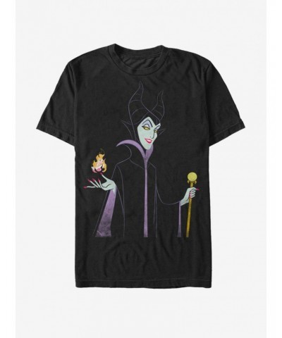 Disney Villains Maleficent Minimal Maleficent T-Shirt $10.04 T-Shirts