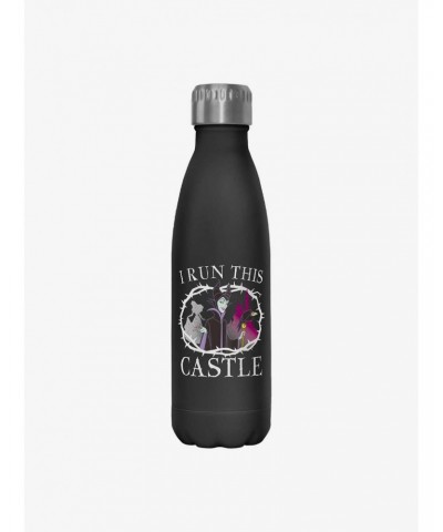 Disney Villains Maleficent I Run This Castle Water Bottle $10.96 Water Bottles