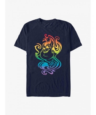 Disney Villains Ursula Badge Pride T-Shirt $11.47 T-Shirts