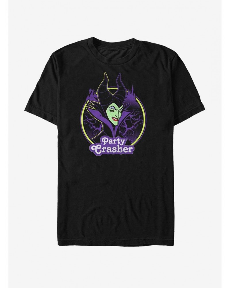 Disney Villains Maleficent Party Crasher T-Shirt $11.71 T-Shirts