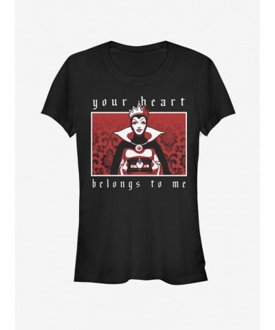 Disney Snow White Evil Queen Heart Girls T-Shirt $10.46 T-Shirts